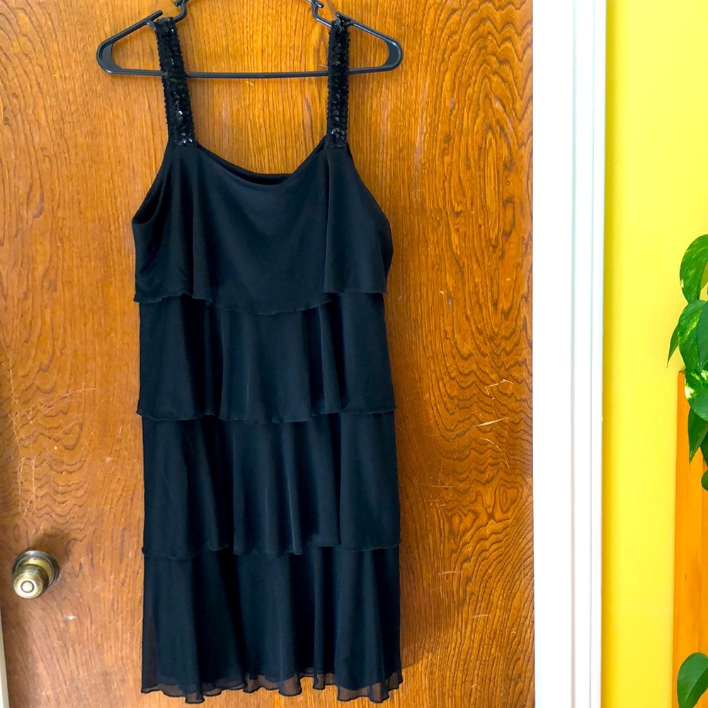 ENFOCUS WOMEN Black Fun & Flirty Cocktail/Party Dress